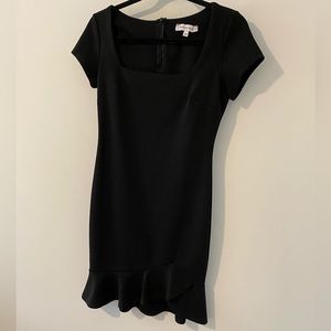 The Vanity Room Women’s Black Square Neck Dress Size XS